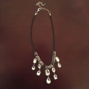 Double sided Premier designs necklace -silver